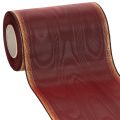 Floristik24 Kranslint Moiré 150 mm Bordeaux taftlint decoratie