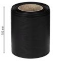 Zwart kranslint 100mm 25m - rouwlint, striklint, decoratief lint, bloemisterijbenodigdheden | Floristik24.nl
