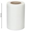 Wit kranslint 125mm 25m decoratief lint begrafenisdienst grafversiering | Floristik24.nl