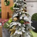 Floristik24 Kunstkerstboom slank gesneeuwd winterdecoratie H180cm