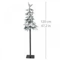Floristik24 Kunstkerstboom sneeuwdecoratie 120cm