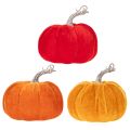 Stoffen pompoen als tafeldecoratie, herfstdecoratie, 13 cm, 3 stuks | Floristik24.nl