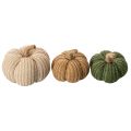 Decoratieve gebreide pompoenen, herfstdecoratie, 10 cm, 6 stuks | Floristik24.nl