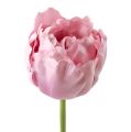 Floristik24 Kunsttulpen gevuld schemerig roze 84cm - 85cm 3st