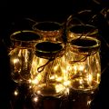 Floristik24 LED lichtketting in glas warm wit 70cm 15 lampjes