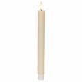 LED-kaars in wit met warm wit licht, 24 cm, met timer, 2 stuks | Floristik24.nl