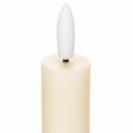 LED-kaars in wit met warm wit