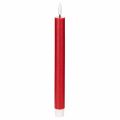 Floristik24 LED-kaars, rood met warm wit licht, 24 cm, 2 stuks