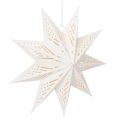 Floristik24 Kerstster LED-decoratie om op te hangen, warm wit, voor binnen, 38 cm