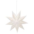 Kerstster LED-decoratie om op te hangen, warm wit, voor binnen, 38 cm | Floristik24.nl