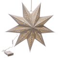 Kerstster LED-decoratie om op
