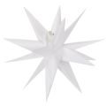 Floristik24 Decoratieve LED-ster, warm wit, voor buiten, met timer, 40 cm