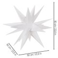 LED-ster Kerstster Warm Wit Timer Buiten 60cm | Floristik24.nl