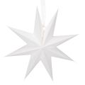 Hangende LED-ster met timer, warm wit, voor buiten, 38 cm | Floristik24.nl