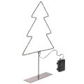 Floristik24 LED-kerstboom, werkt op batterijen, tafeldecoratie voor binnen, 47 cm