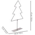 LED-kerstboom, werkt op batterijen, tafeldecoratie voor binnen, 47 cm | Floristik24.nl