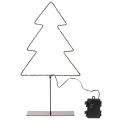 LED-kerstboom, werkt op batterijen, tafeldecoratie voor binnen, 47 cm | Floristik24.nl