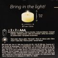 LED-theelichtje, warm wit,