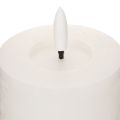 LED-zuilkaars, flikkerend, met timer, Ø7cm, 12cm | Floristik24.nl