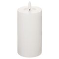 LED-zuilkaars, flikkerend, met timer, Ø7cm, 16cm | Floristik24.nl