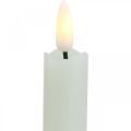 Floristik24 LED kaarsvet kaarsen creme voor batterij Ø2cm 24cm 2st