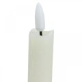 Floristik24 LED kaarsvet kaarsen creme voor batterij Ø2cm 24cm 2st