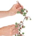 Kunstmatige larikskrans met kegels en naaldtakken, 120 cm | Floristik24.nl