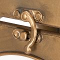 Lantaarn van metaal, glas, messinglook, H50cm, set van 2 | Floristik24.nl