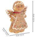 Kunstmatige peperkoekmannetjes, decoratieve figuurtjes, 8 cm, 3 stuks | Floristik24.nl