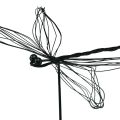 Floristik24 Dragonfly metaal metalen figuur bloemplug B28cm 2st
