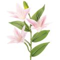 Floristik24 Kunstmatige leliebloem, bloem met steel, decoratie, 68 cm, 3 stuks