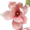 Floristik24 Magnolia kunstlicht roze 70cm