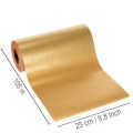 Manchetpapierrol, goud/rood, 25 cm x 100 m, bloemistenbenodigdheden | Floristik24.nl