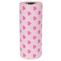 Manchetpapier met hartmotief, roze, 25 cm, 100 m | Floristik24.nl