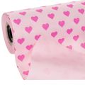 Manchetpapier met hartmotief,