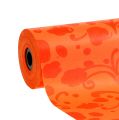 Floristik24 Boordpapier oranje met patroon 25cm 100m