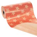 Manchetpapier met sterren, rol voor bloemistenbenodigdheden, 25 cm x 100 m | Floristik24.nl
