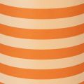 Cuff-papierrol, oranje gestreept, 25 cm x 100 m | Floristik24.nl