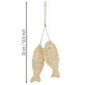 Nautische hangdecoratie, decoratieve vis om op te hangen, H32cm | Floristik24.nl