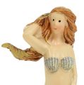 Decoratief figuur zeemeermin blauw 6cm - 9.5cm 3st | Floristik24.nl