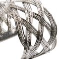 Floristik24 Metalen armband zilver 6st