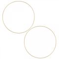 Floristik24 Metalen ring decor ring Scandi ring deco loop goud Ø25cm 4st