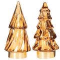 Glazen kerstboomdecoratie met