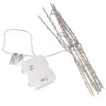 Decoratieve LED-lamp in de vorm van een poolster, warm wit, met timer, voor buiten, 29 cm | Floristik24.nl