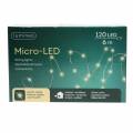 Floristik24 Micro lichtketting LED buiten / binnen 120 warm wit