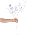 Kunstmatige bloeiende tak met iriserende bloesems, 80 cm | Floristik24.nl