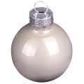 Mini kerstballen glas groen parelmoer grijs Ø3cm 22 st | Floristik24.nl