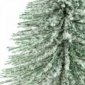Floristik24 Decoratieve dennenbomen, winterdecoraties, kerstboom, advent H30 / 32cm Ø13,5cm set van 3