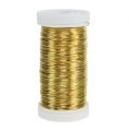 Floristik24 Mirtedraad goud 0,30 mm 100 g