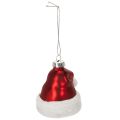 Kerstbal met kerstmuts van